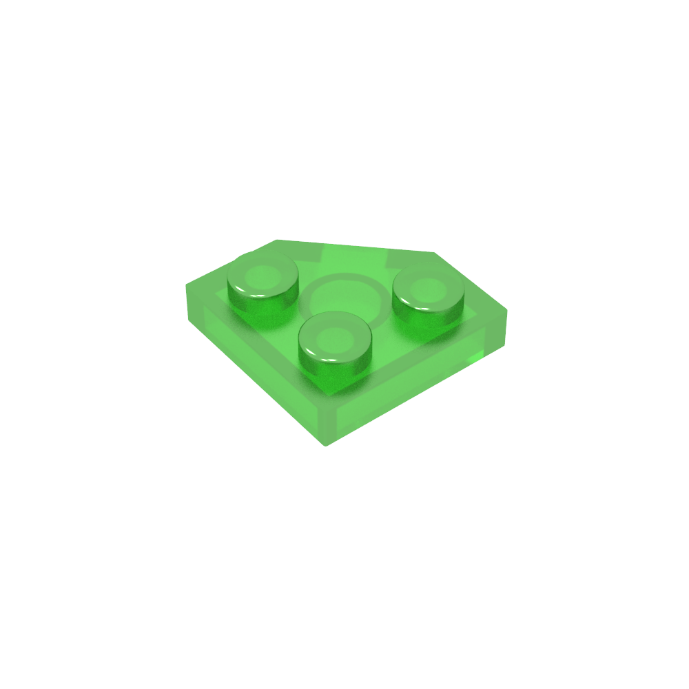 Plaque en coin 2 x 2 Coin coupé-MyGobricksFr