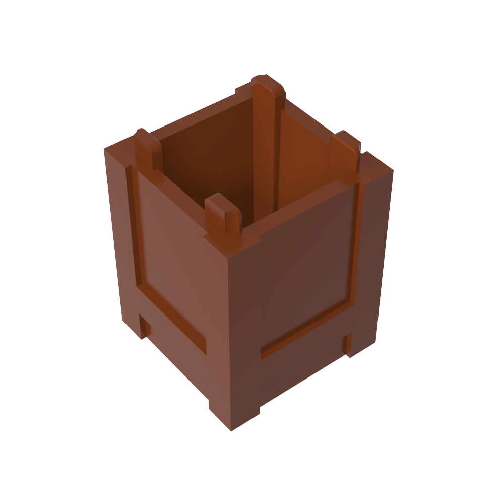 Boîte de rangement 2 x 2 x 2 - Ouverture sur le dessus-MyGobricksFr