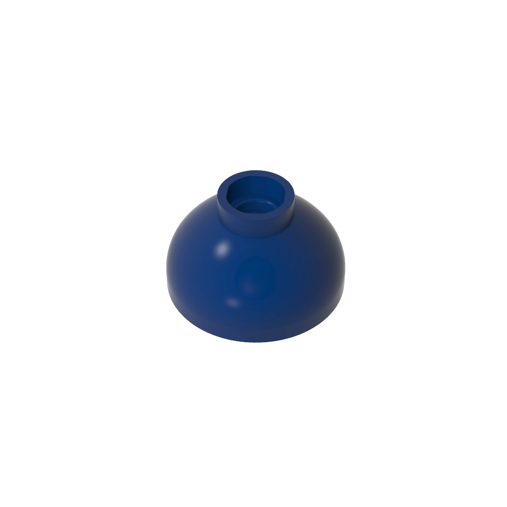 Brique ronde 2 x 2 à fond bombé [tenon ouvert]-MyGobricksFr