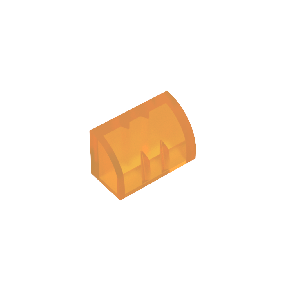 Brique incurvée 1 x 2 x 1 sans montants-MyGobricksFr