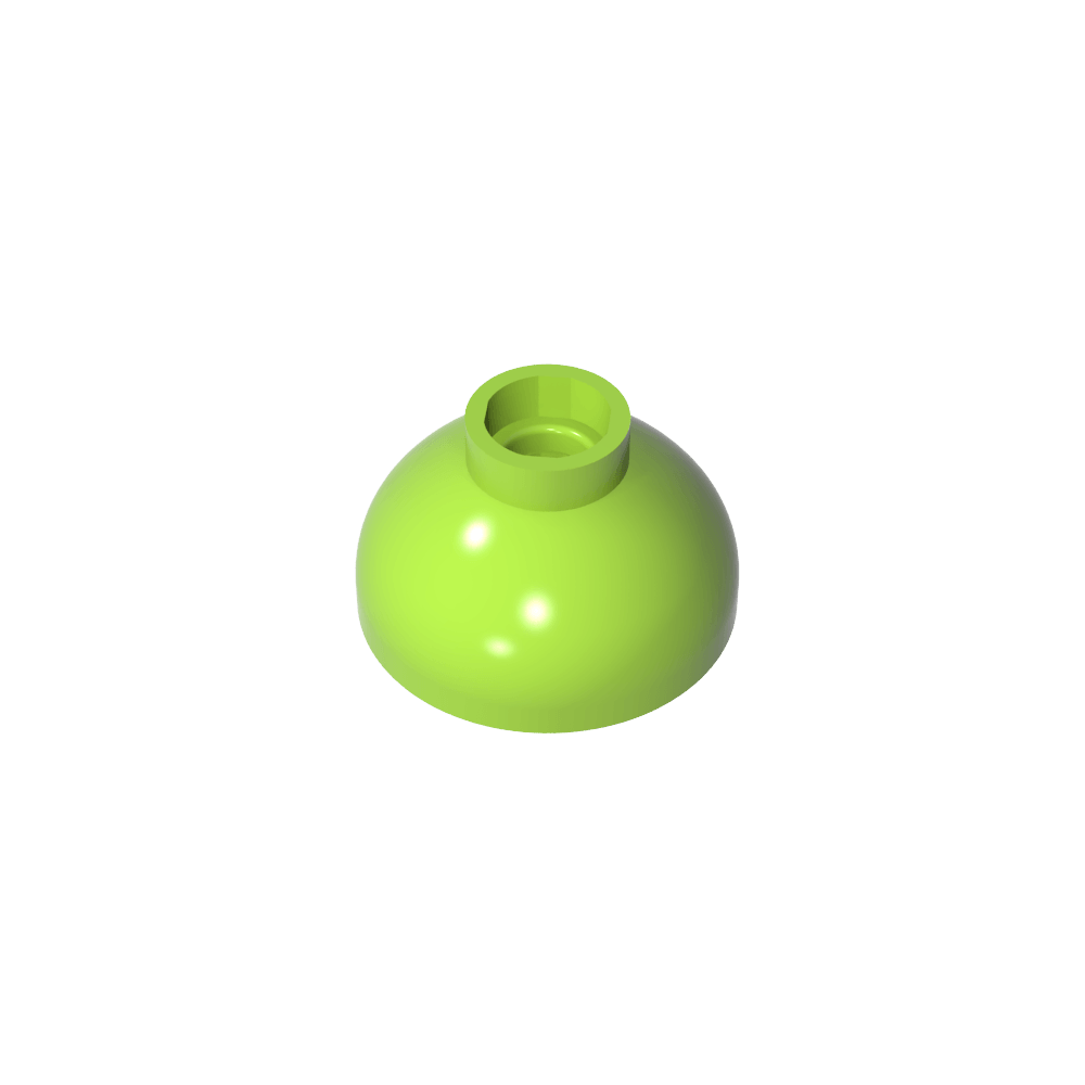 Brique ronde 2 x 2 à fond bombé [tenon ouvert]-MyGobricksFr