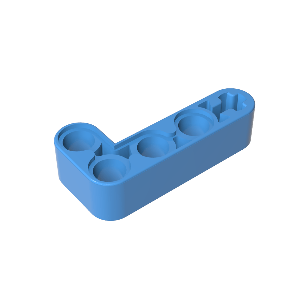 Poutre Technic 2 x 4 en forme de L épaisse-MyGobricksFr