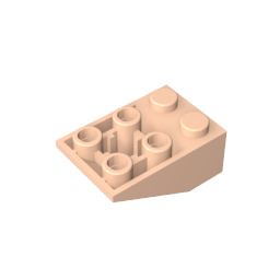 Pente inversée 33° 3 x 2 [Aucune connexion entre les montants]-MyGobricksFr