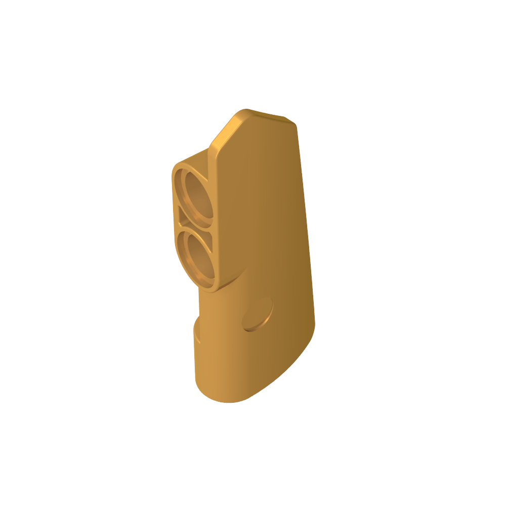 Carénage de panneau Technic n° 21 Très petit lisse, côté B-MyGobricksFr