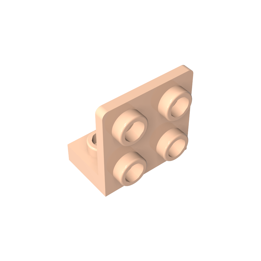 Support 1 x 2 - 2 x 2 inversé-MyGobricksFr