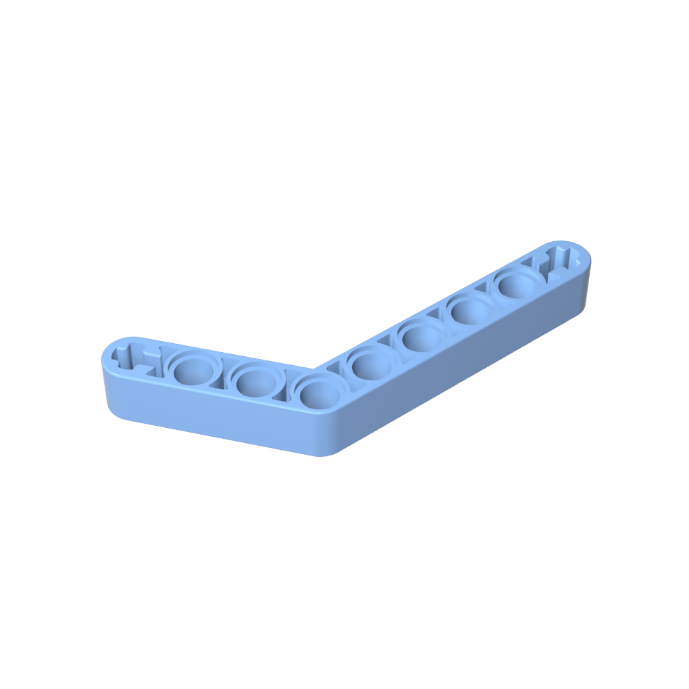 Poutre Technic 1 x 9 pliée (6 - 4) Épaisseur-MyGobricksFr