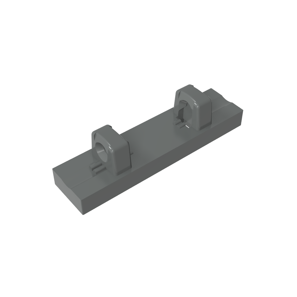 Charnière de tuile 1 x 4 à double verrouillage 1 doigt sur le dessus [4 crêtes de verrouillage]-MyGobricksFr