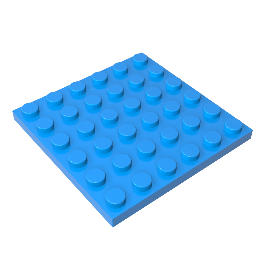 Assiette 6 x 6-MyGobricksFr
