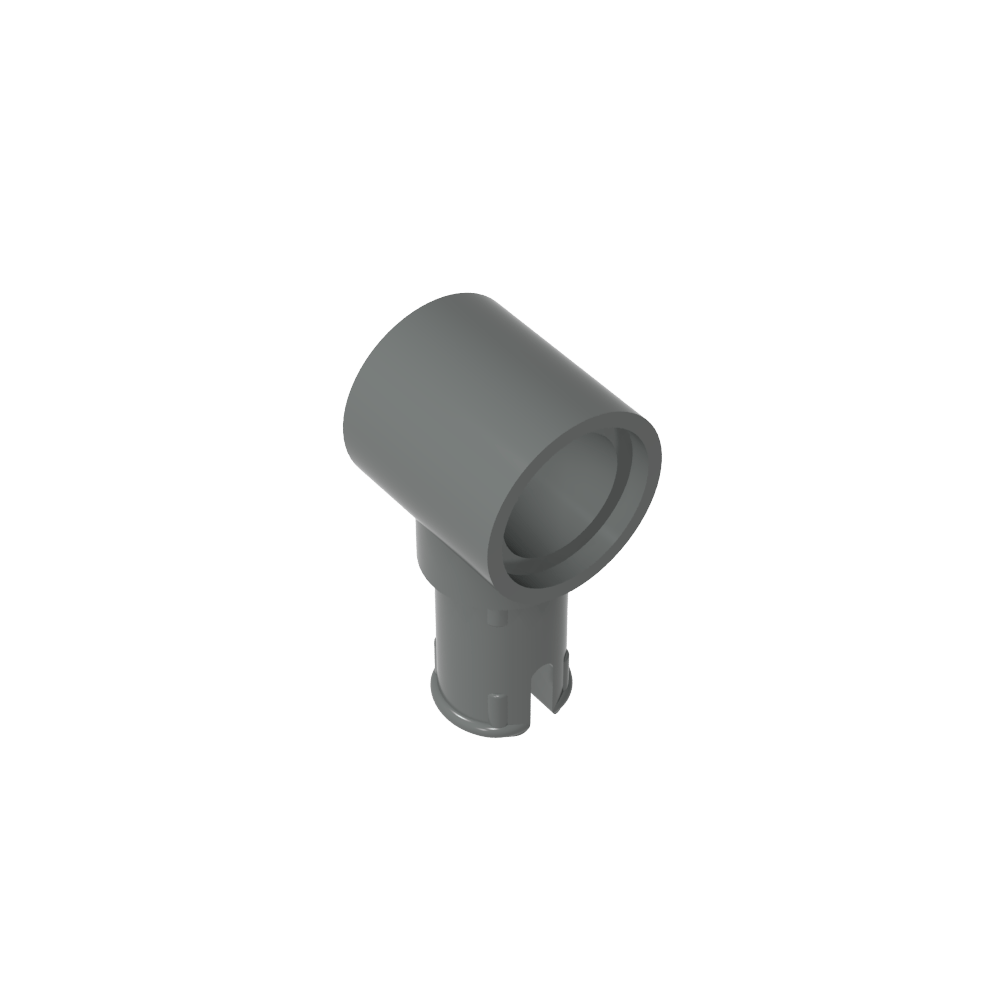 Connecteur Technic à 1 broche avec rainures de friction dans le sens de la longueur-MyGobricksFr