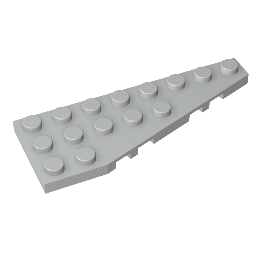 Plaque en coin 8 x 3 droite-MyGobricksFr