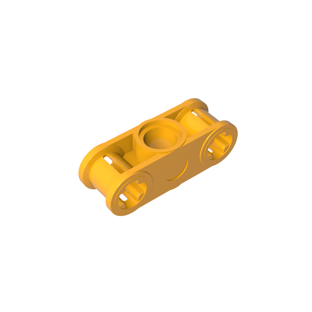 Axe et connecteur à broche Technic perpendiculaire 3L avec trou de broche central-MyGobricksFr