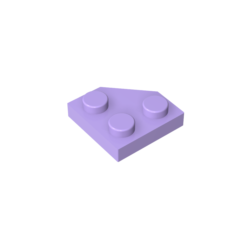 Plaque en coin 2 x 2 Coin coupé-MyGobricksFr