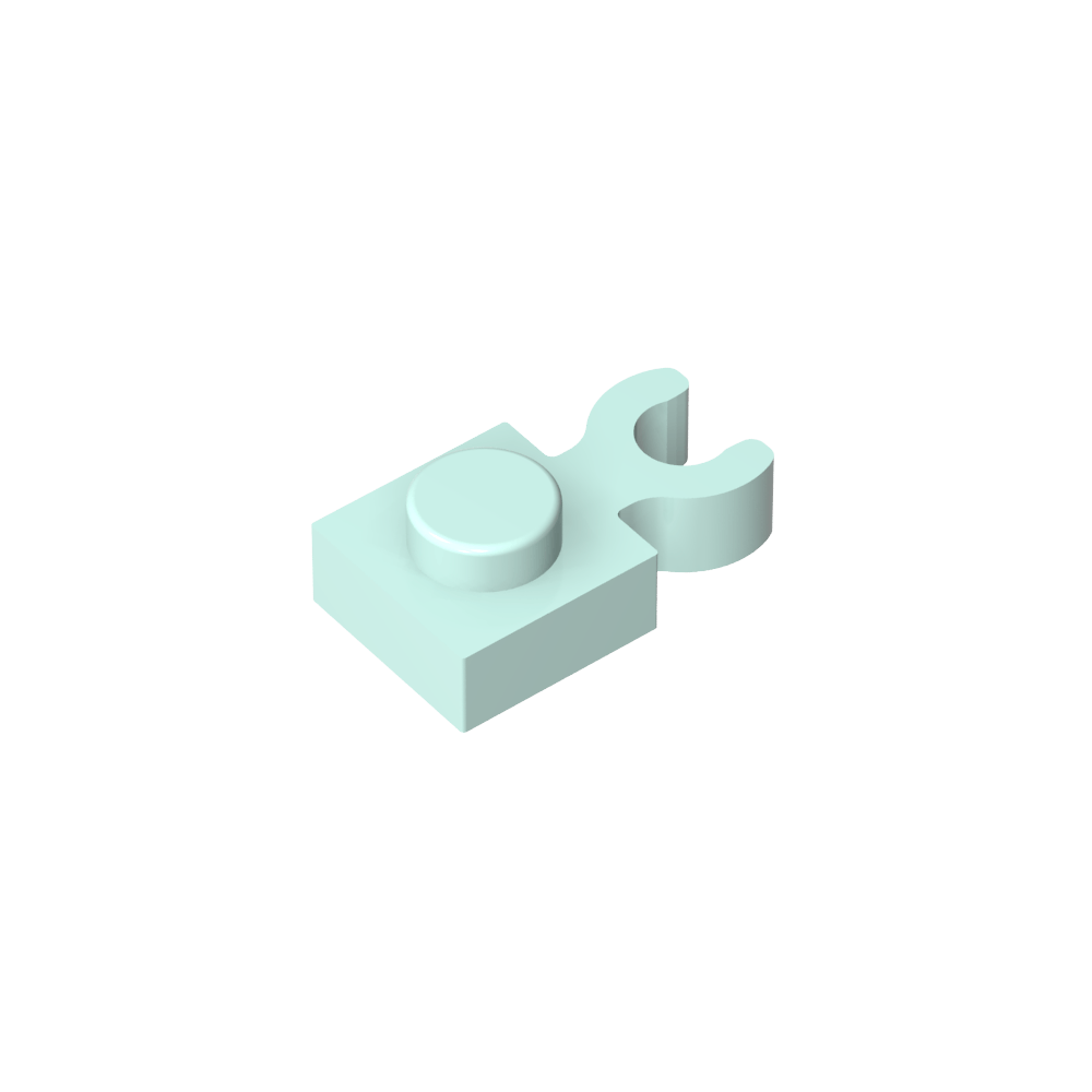 Plaque spéciale 1 x 1 avec clip vertical [Clip en U épais]-MyGobricksFr