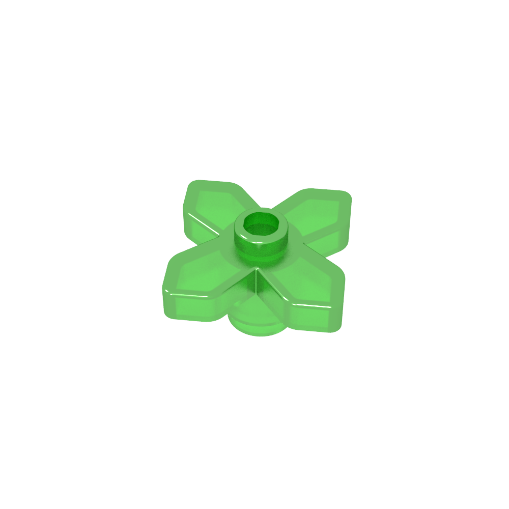 Plante, Fleur 2 x 2 Feuilles - Angulaire-MyGobricksFr