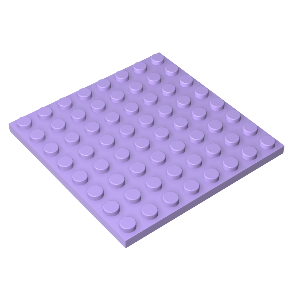Assiette 8 x 8-MyGobricksFr