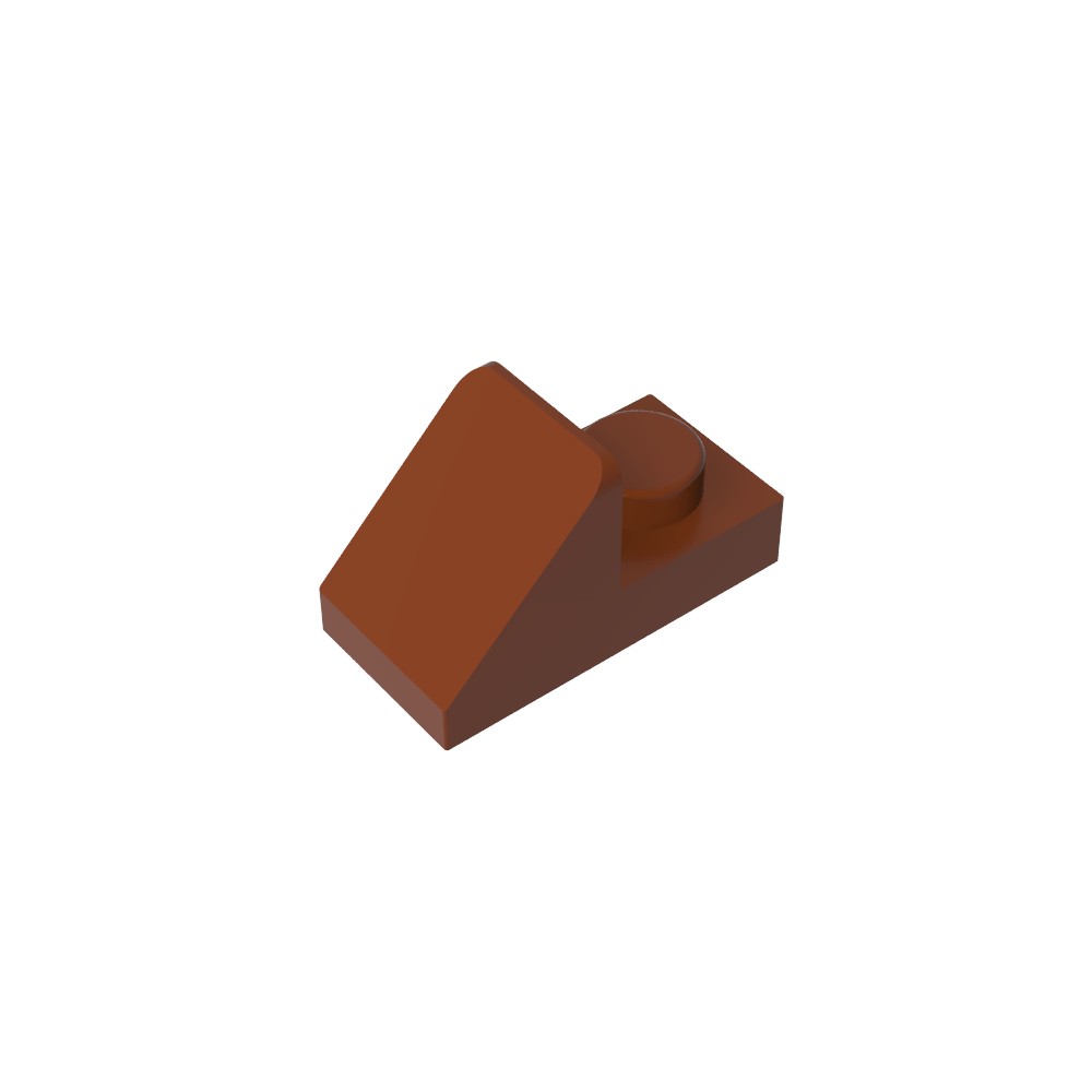 Pente 45° 2 x 1 avec découpe 2/3 [Version originale]-MyGobricksFr