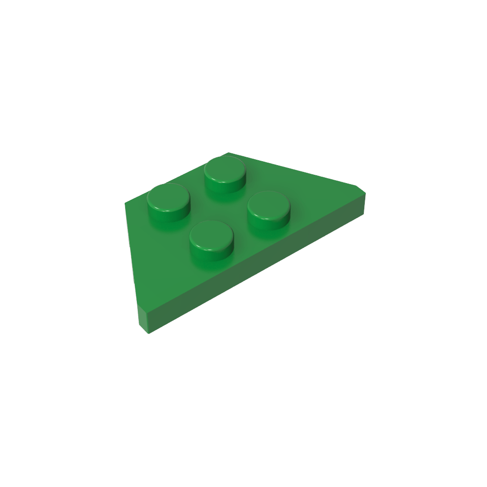 Plaque en coin 2 x 4-MyGobricksFr