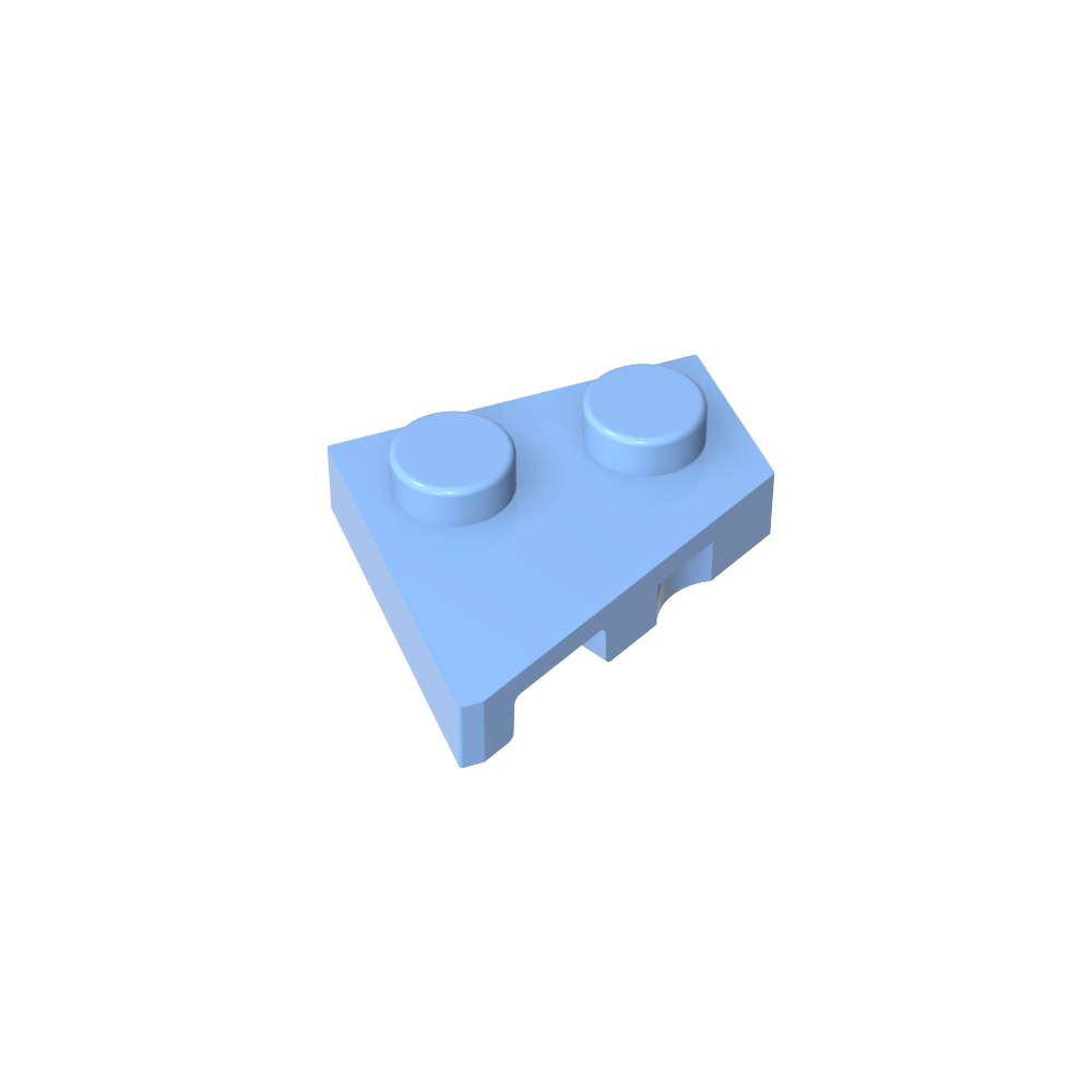 Plaque en coin 2 x 2 droite-MyGobricksFr