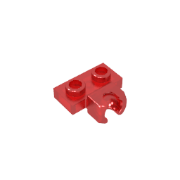 Plaque spéciale 1 x 2 5,9 mm, coupelle centrale latérale-MyGobricksFr