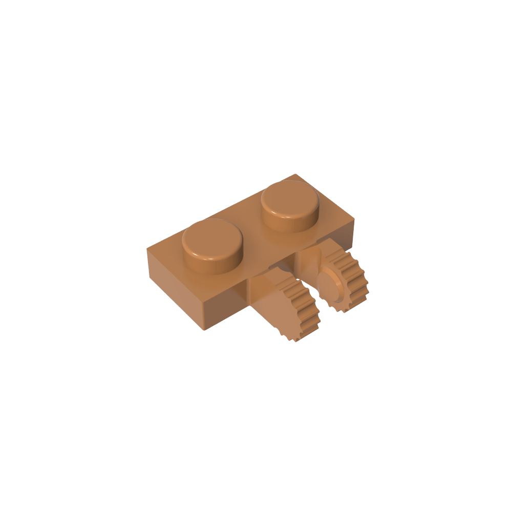 Plaque de charnière 1 x 2 à verrouillage par 2 doigts sur le côté, 9 dents-MyGobricksFr