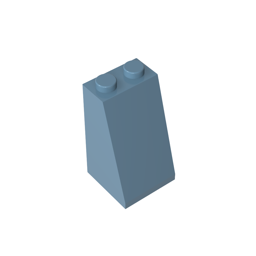 Pente 75° 2 x 2 x 3 [Montants creux]-MyGobricksFr