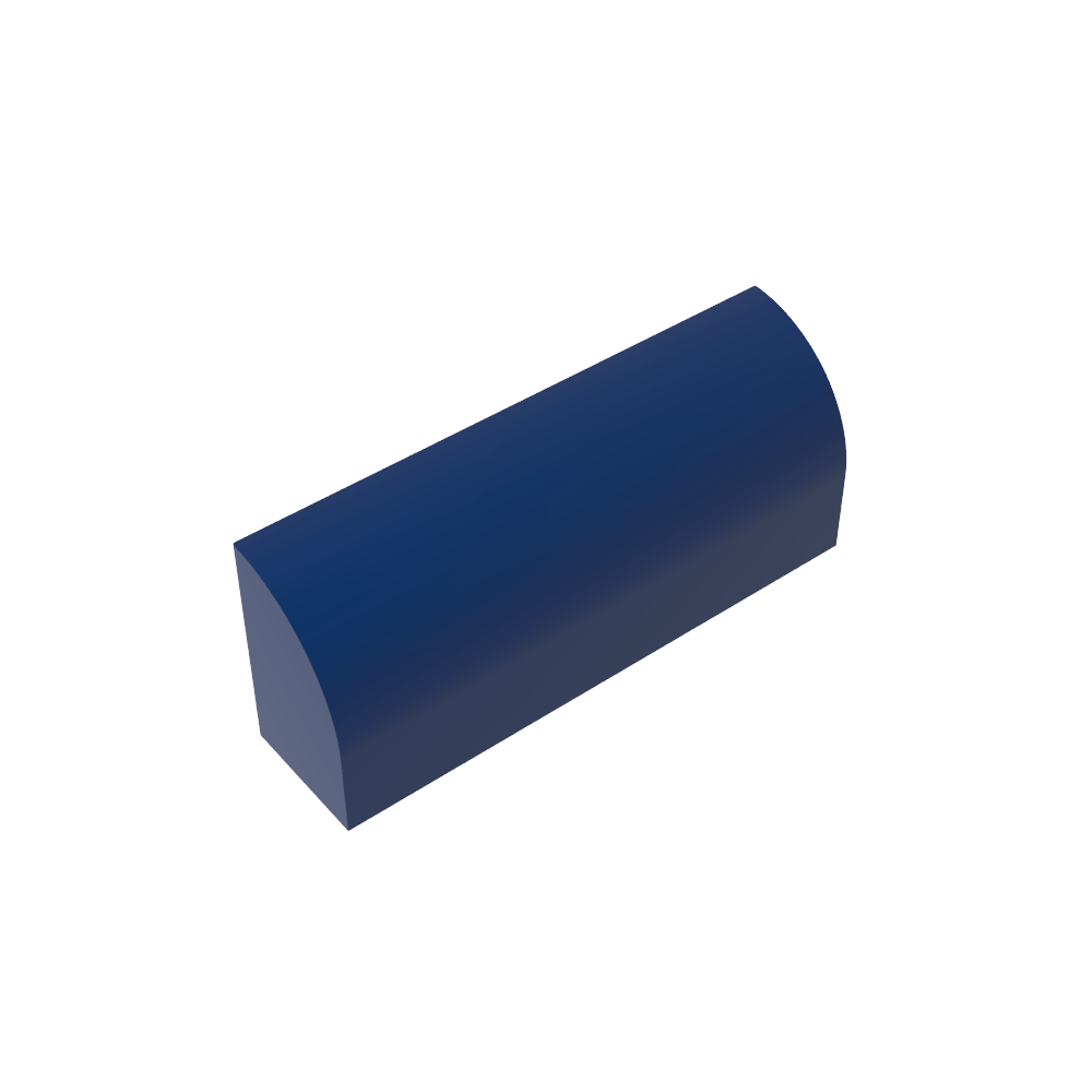 Brique courbe 1 x 4 x 1 1/3 sans montants, dessus incurvé-MyGobricksFr