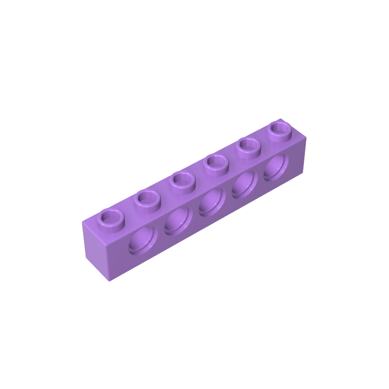 1x6 brick with 5 holes