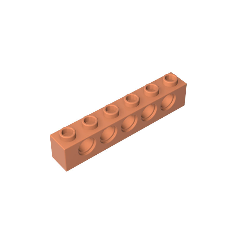 1x6 bricks with 5 holes