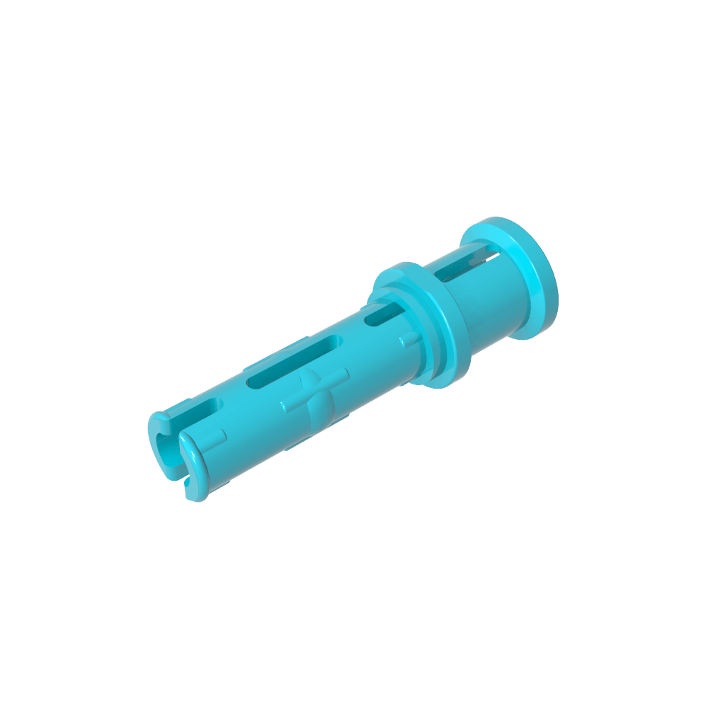Axe Technic long avec crêtes de friction longitudinales et bague d'arrêt [crête près du bord]-MyGobricksFr