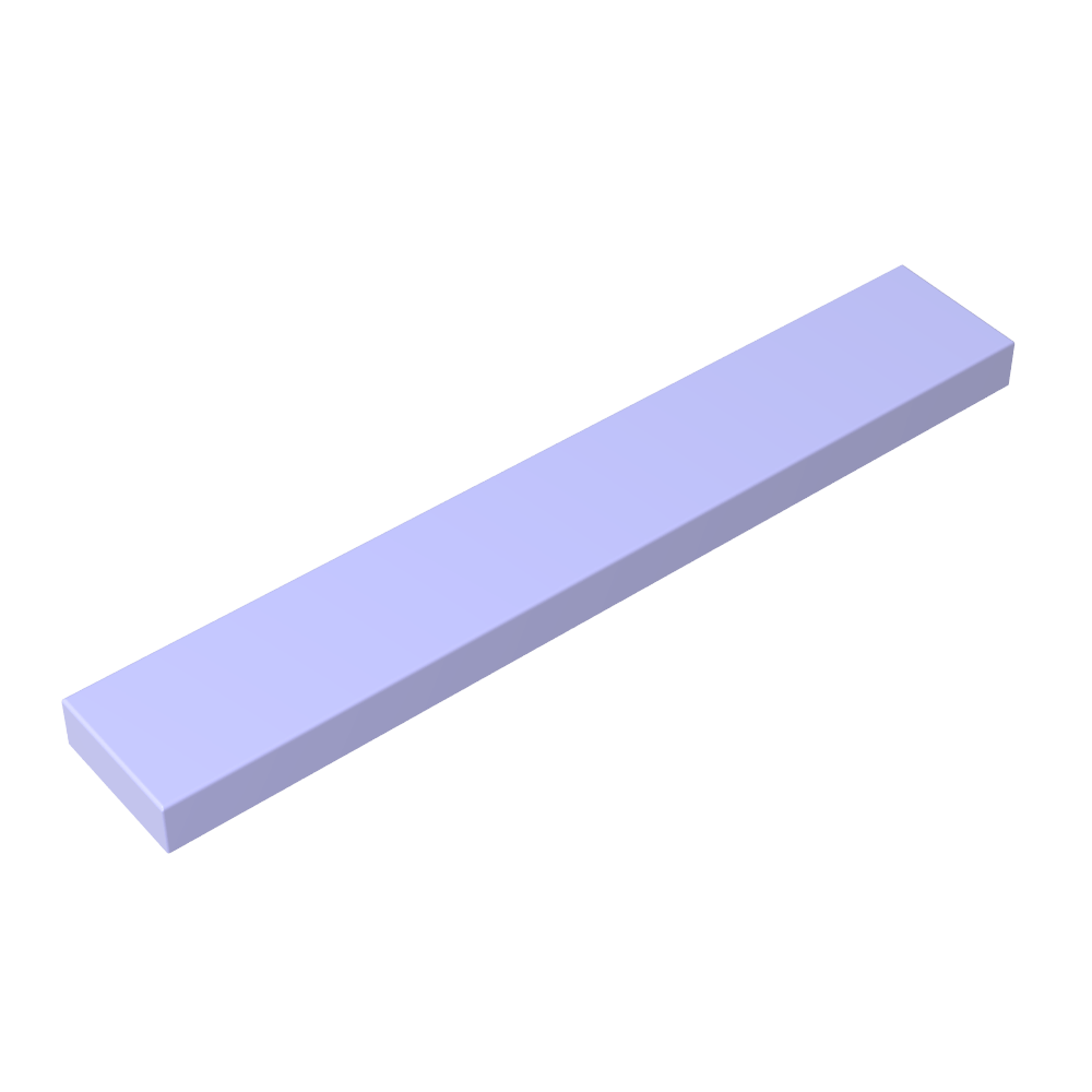 Carreau 1 x 6 avec rainure 6636-MyGobricksFr