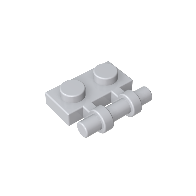 Plaque spéciale 1 x 2 Poignée latérale [Extrémités libres]-MyGobricksFr