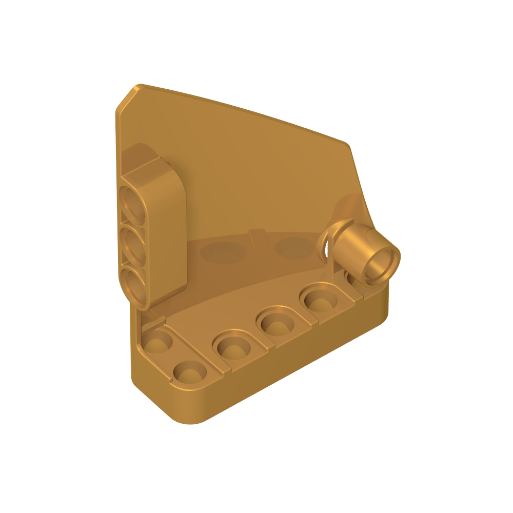 Carénage de panneau Technic n° 13 Grand court lisse, côté A-MyGobricksFr