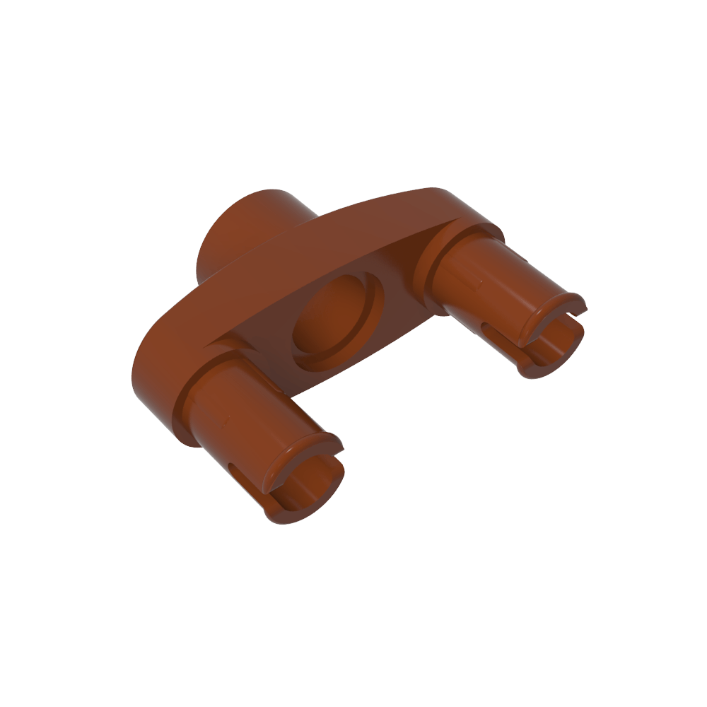 Connecteur à broches Technic 3L avec 2 broches et trou central-MyGobricksFr