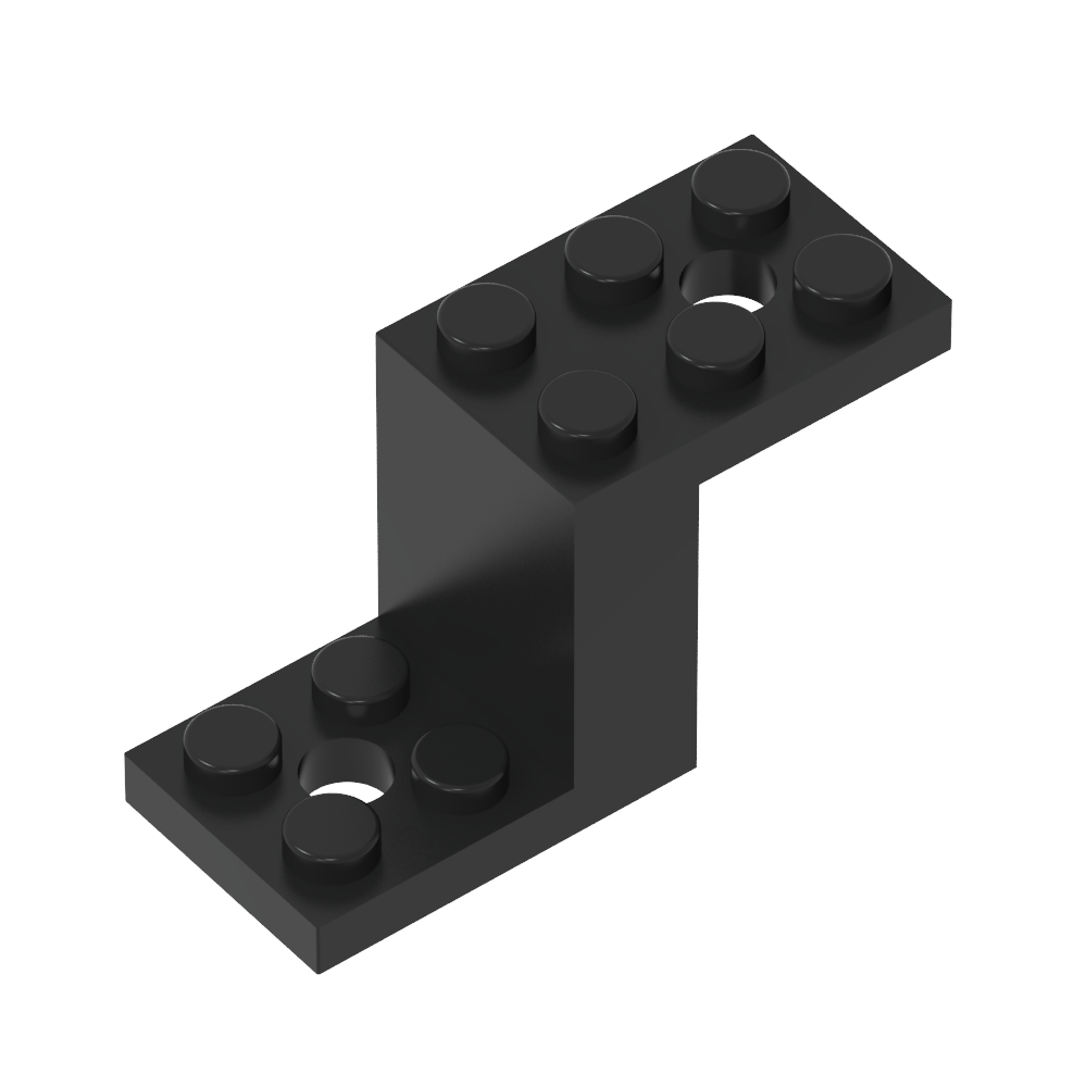 Support 5 x 2 x 2 1/3 avec porte-goujon intérieur-MyGobricksFr