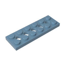 Plaque Technic 2 x 6 [5 trous]-MyGobricksFr