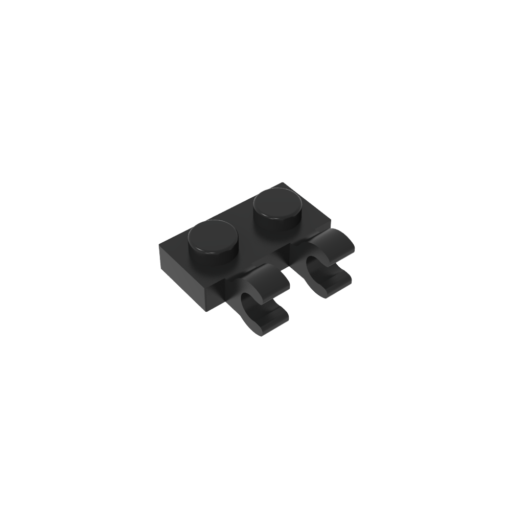 Plaque spéciale 1 x 2 avec clips horizontaux [clips en U épais]-MyGobricksFr