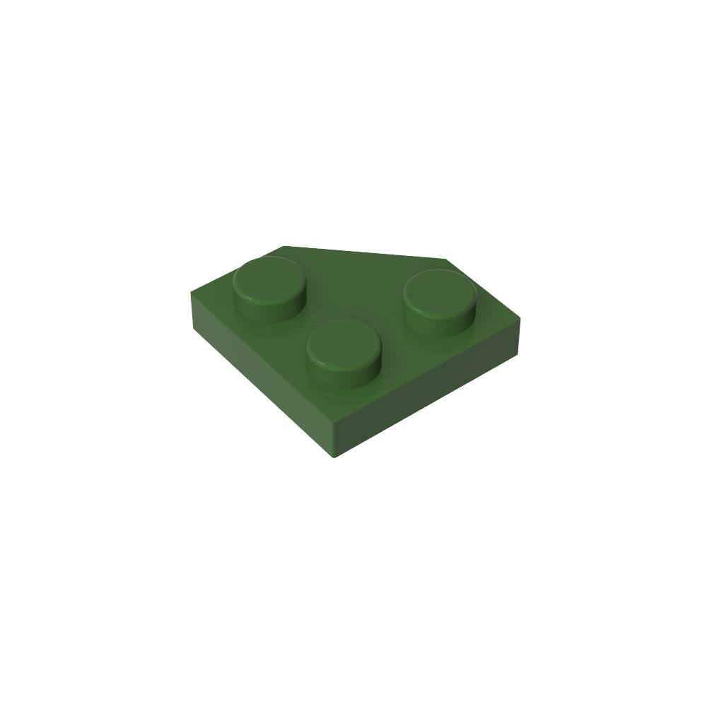 Plaque en coin 2 x 2 Coin coupé-MyGobricksFr