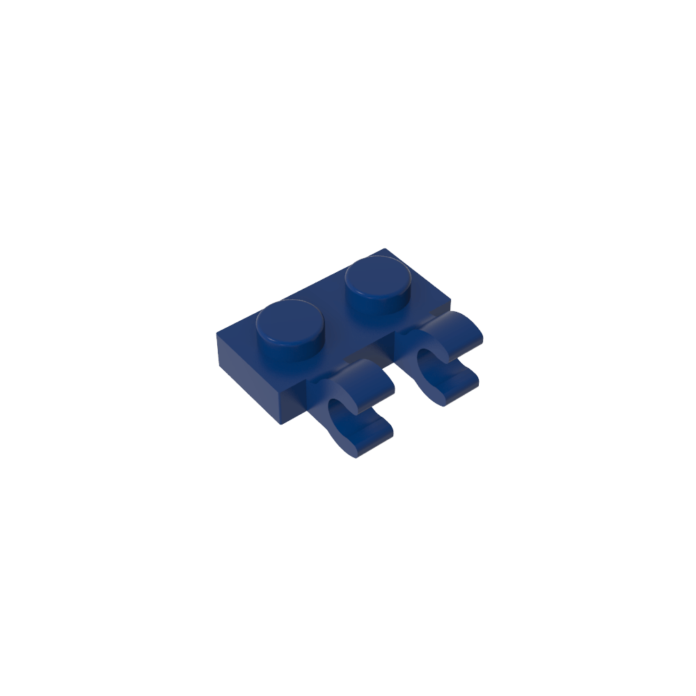 Plaque spéciale 1 x 2 avec clips horizontaux [clips en U épais]-MyGobricksFr