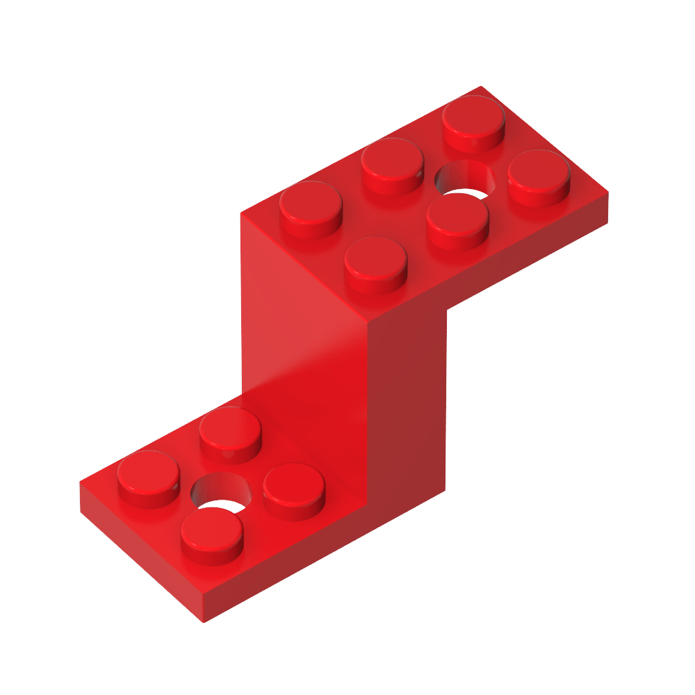 Support 5 x 2 x 2 1/3 avec porte-goujon intérieur-MyGobricksFr