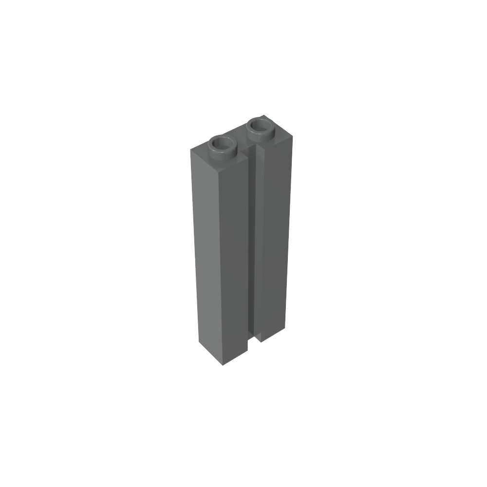 Brique spéciale 1 x 2 x 5 avec rainure-MyGobricksFr