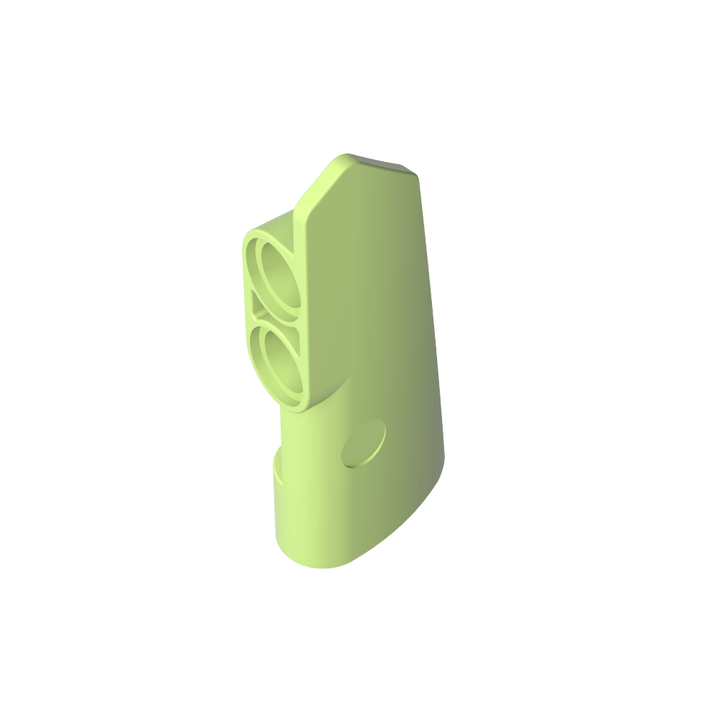Carénage de panneau Technic n° 21 Très petit lisse, côté B-MyGobricksFr