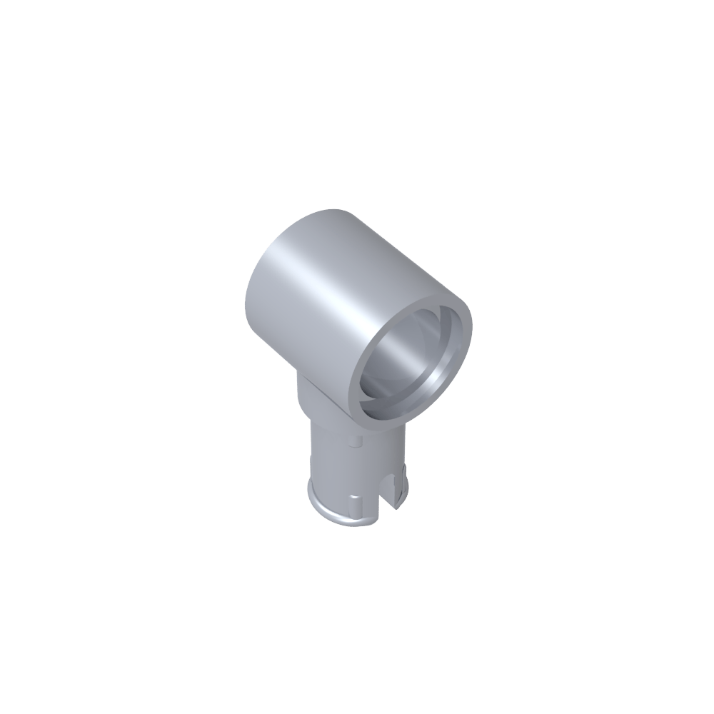 Connecteur Technic à 1 broche avec rainures de friction dans le sens de la longueur-MyGobricksFr