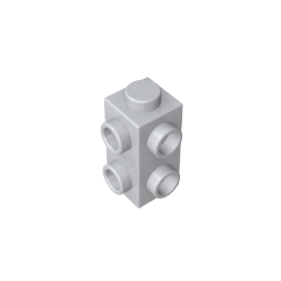 Brique 1 x 1 x 2 avec des pointes en relief sur les deux faces-MyGobricksFr