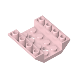 Pente inversée 45° 4 x 4 Double avec 2 trous-MyGobricksFr