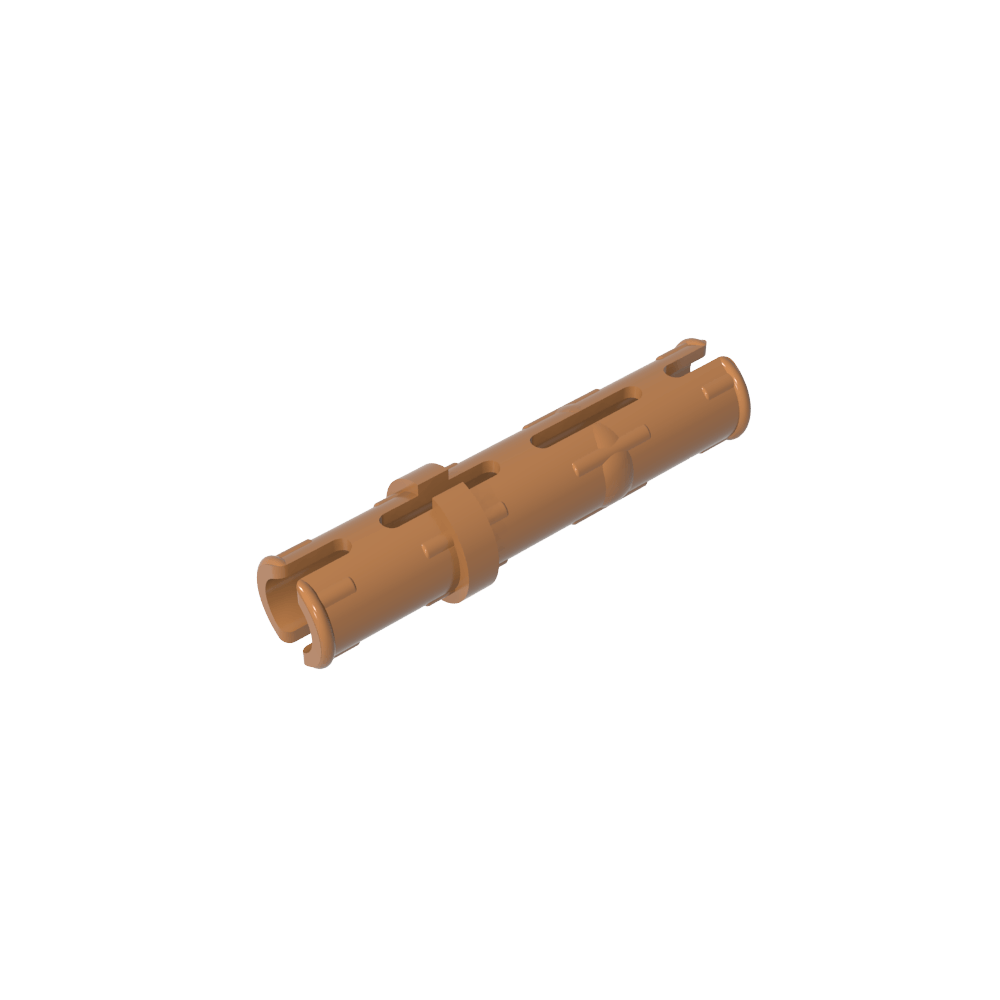 Broche Technic longue avec rainures de friction longitudinales, 2 fentes centrales-MyGobricksFr