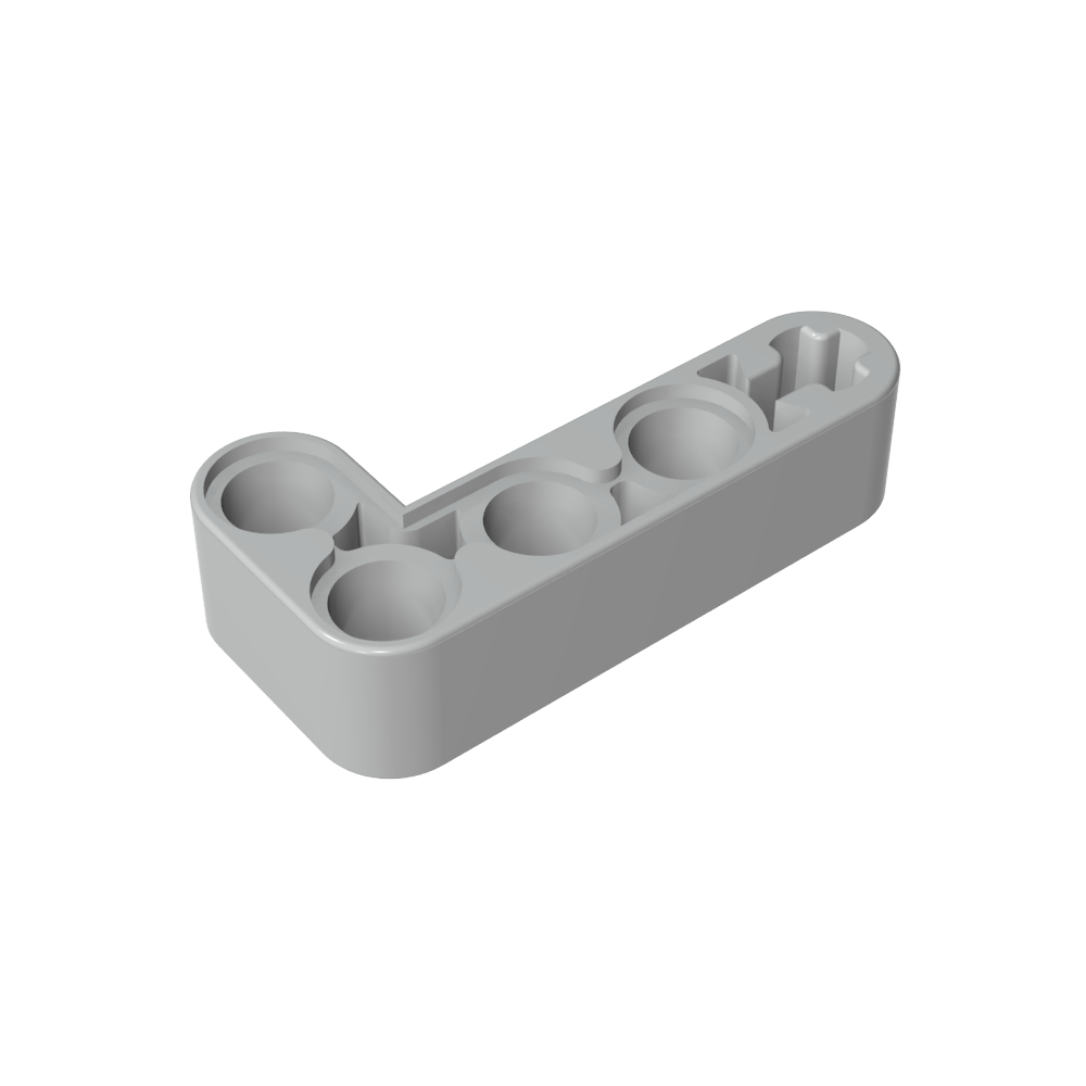 Poutre Technic 2 x 4 en forme de L épaisse-MyGobricksFr
