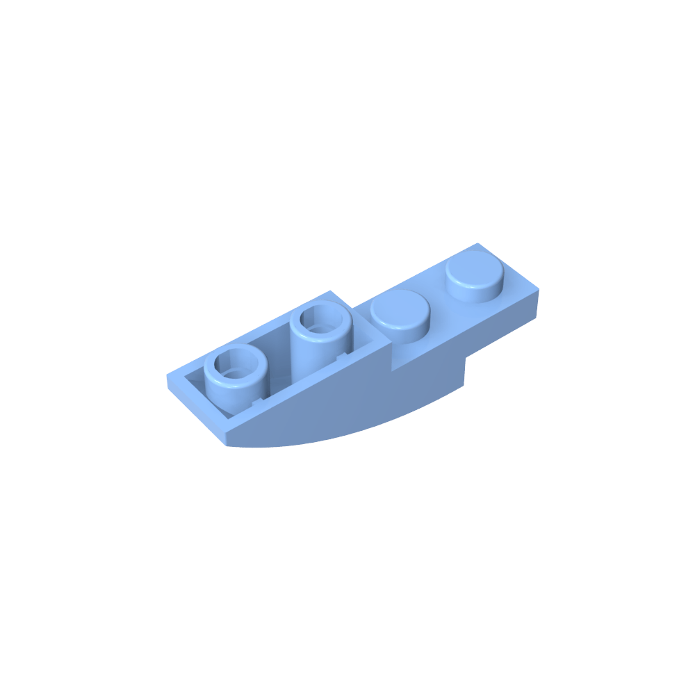 Pente Courbe 4 x 1 Inversée-MyGobricksFr