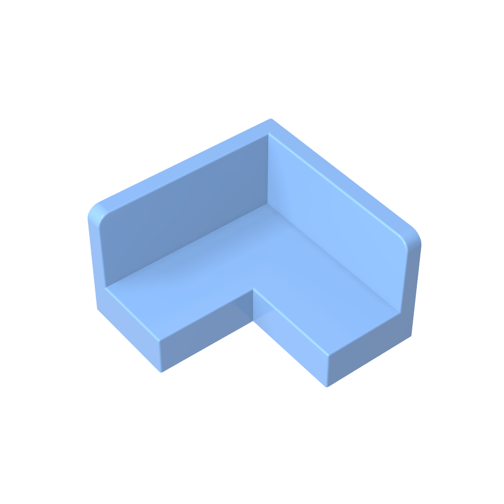 Panneau d'angle 2 x 2 x 1-MyGobricksFr