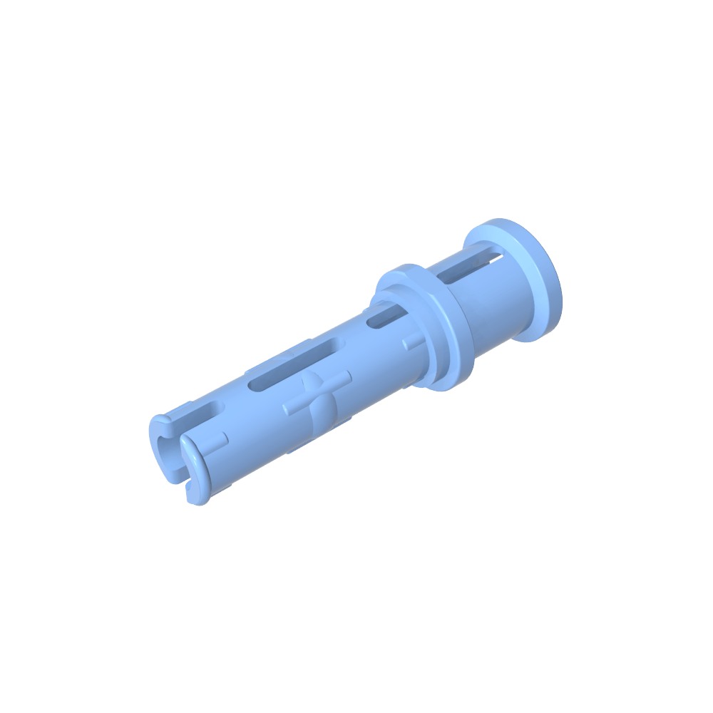 Axe Technic long avec crêtes de friction longitudinales et bague d'arrêt [crête près du bord]-MyGobricksFr