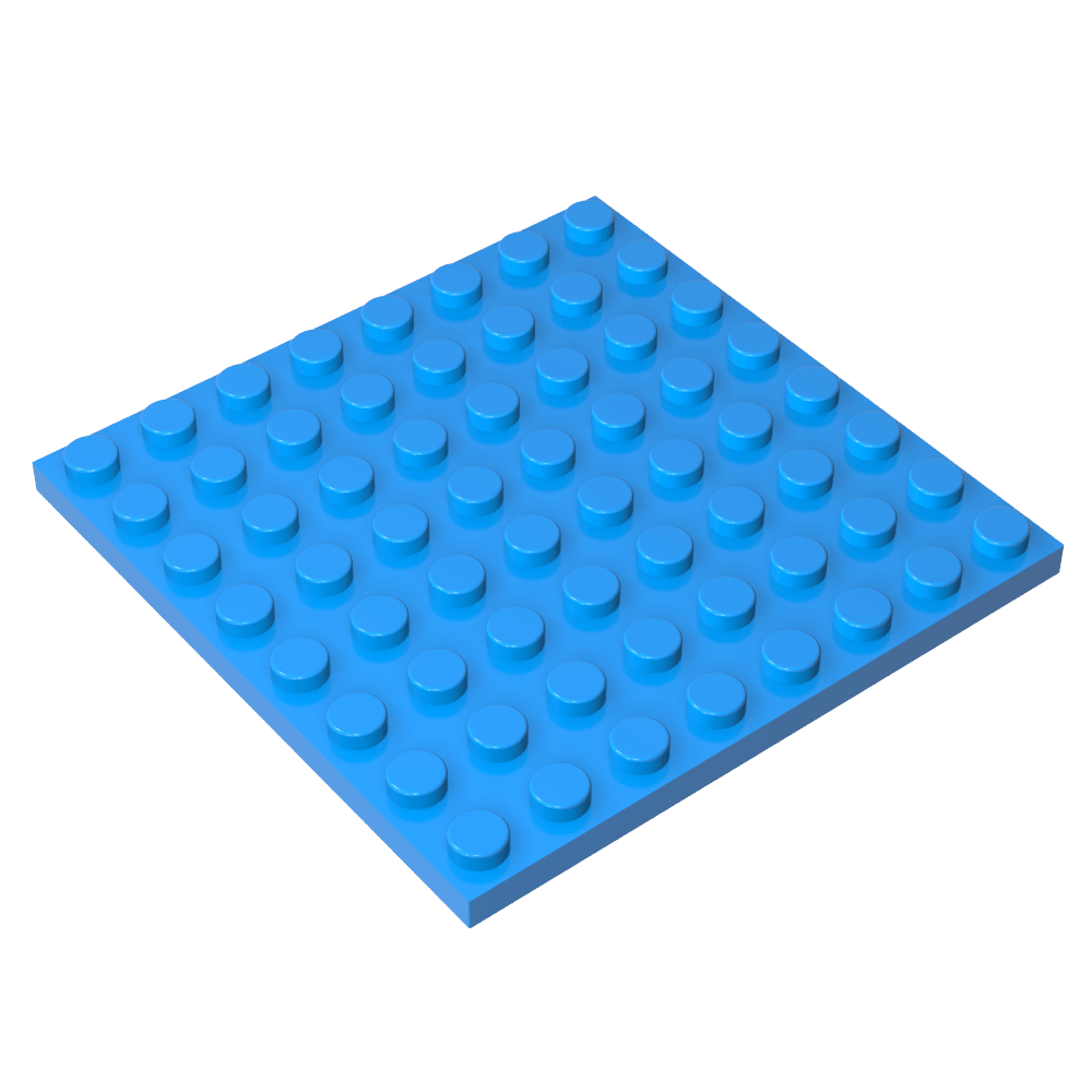 Assiette 8 x 8-MyGobricksFr